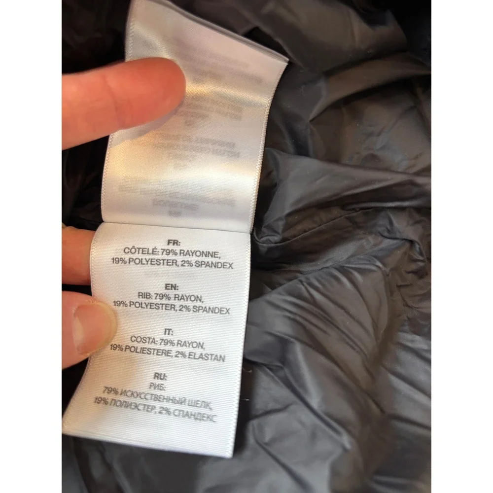 SOIA & KYO Breanna SP Womens Long Down Puffer Coat Black Hooded Size Large - Picture 11 of 13